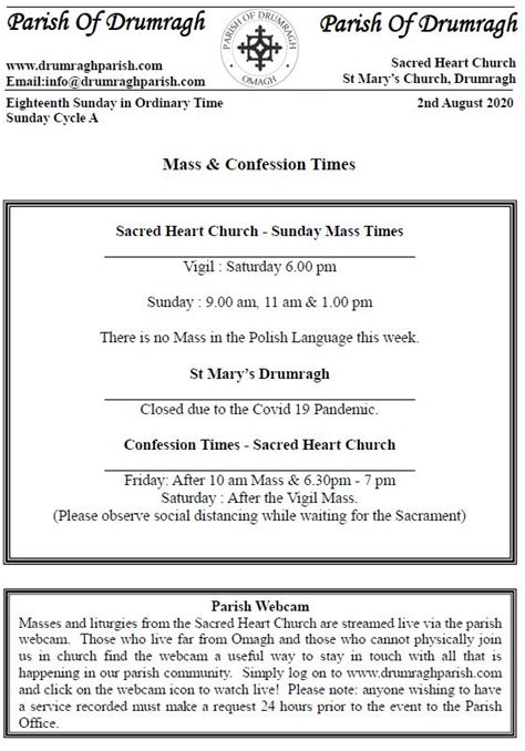 shannonbridge parish newsletter|Times Past 